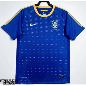 Brazílie 2010 Retro Venkovní Dres Krátký Rukáv
